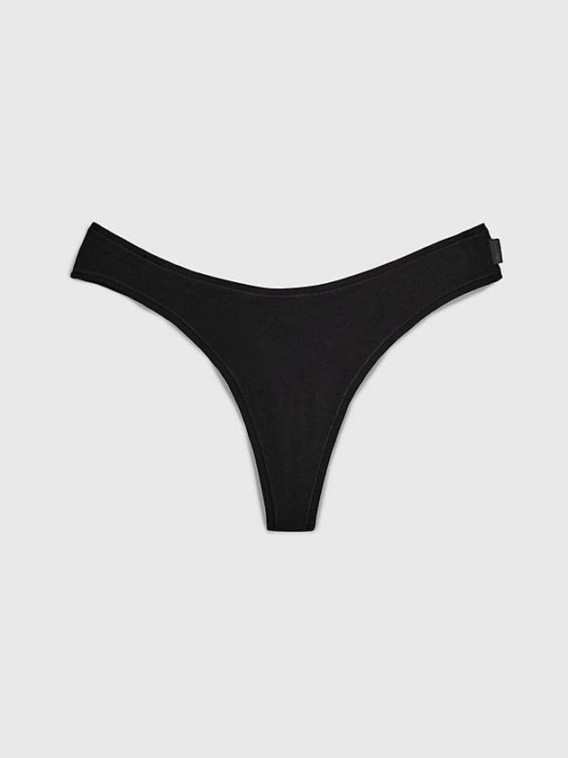 Calvin Klein USA Flex Fit Womens Thong Black 5268934-AO